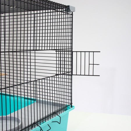 Cage for chinchilla "Pijon" No. 19, collapsible, 58 x 40 x 49, turquoise-13