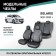 Autoshekhly for Hyundai Solaris, 2017-2022, Eco-leather black
