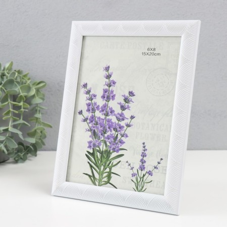 Photo frame plastic 15x20 cm "Waves" White 22.8x17.8x1 cm-1