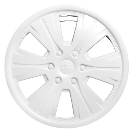 Wheel caps 16 "Best", White, 2 pcs Airline AWCC-16-08-1
