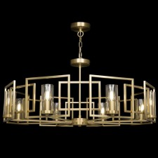 Suspension lamp Maytoni H009PL-08G, 8HE14, 40W, 87.5x87.5x143.5 cm, color gold