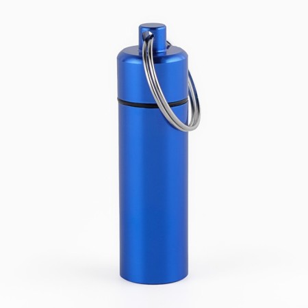 Waterproof keychain container for small things, 6 cm, mix-4