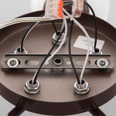 Causte "Online" (cylinder) 5x15W E27 Model: BR 00221 Wenge/Transparent-7