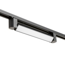Simple LED track lamp 20W black 34x3.5x4.5 cm