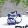Souvenir "Bashmak", 12 x 6cm, gzhel, porcelain