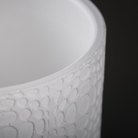 Flower Pot "Illusion" White Cylinder No. 2, 2l-1