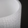 Flower Pot "Illusion" White Cylinder No. 2, 2l