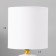 Rionfo table lamp E14 40W white 13x13x26 cm