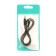 Audio Luazon, Jack 3.5 mm (M) -Jack 3.5 mm (M), transparent braid, 1 m, black