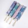Automatic "Flowers" umbrella, 3 additions, 8 spokes, r = 49 cm, color mix
