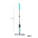 Pioneer ms030 mop for washing the floor, with a spray, 230 ml, 122 cm, white-turquoise color
