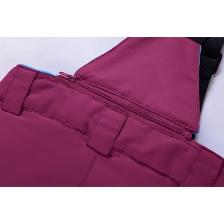 Ski pants for girls, height 98 cm, dark purple color-8