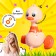 Clothing toy "Sweet duckling", color mix