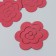 The workpiece of Foamiran "Flower Curly" 10x9.5 cm set 5 pcs. Burgundy