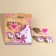 Clips set and ring "You are lovely" 7 x 9 cm