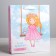 Gift Laminated Vertical, packaging, “The most beautiful girl”, l 40 x 31 x 9 cm