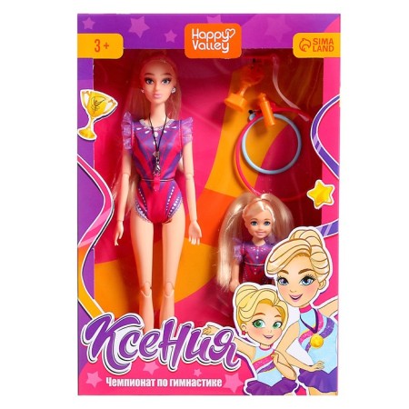 Model doll "Ksenia. Gymnastics Championship ", hinge-13