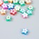 Beads for the creativity of PVC "Flower-snowflake" set 20 pcs 0.5x1x1 cm