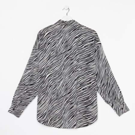 Female blouse, color h/b, zebra print, size 48-7
