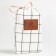 Set of pillowcases Ethel 50*70 cm - 2 pcs, "cage", color white/blue, greedy cotton, 140g/m2