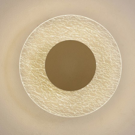 Wall lamp Mantra Jewel, Led, 1600lm, 3000k, 47 mm, gold color