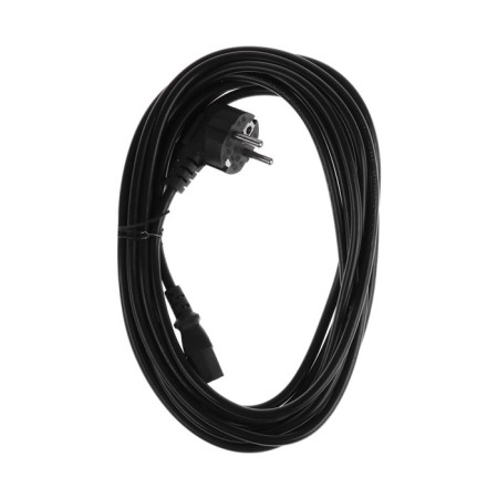 Power cable Luazon KDGN-005, SCHUKO-C13, 10 A, 3 m, 3 residential, black-3