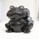 Figure Kashpo "Frogs" Black-Serebro, 9cm