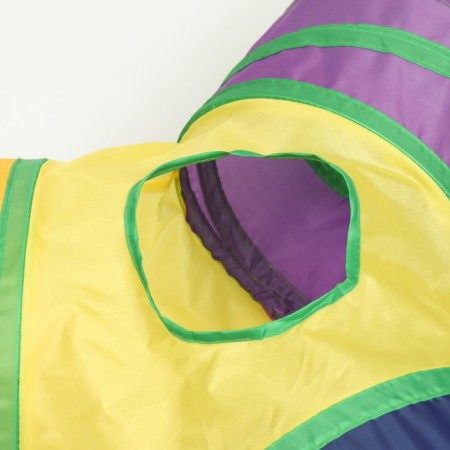 Cat tunnel rustling "slingshot", 85 x 25 cm, multi -colored-4