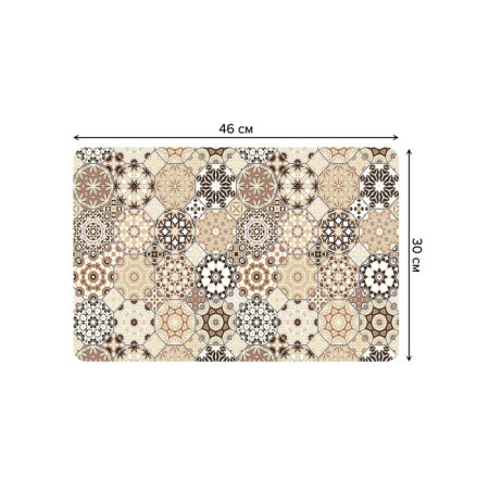 A set of napkins for setting the east ornament table, rectangular, rounded edges, size 30x46 cm, 4 pcs-2