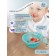 Baby deep plate, on suction cup, 300 ml, green color