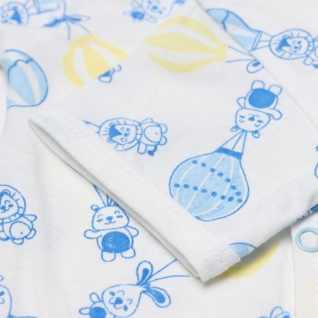Body with a short sleeve "balloon", blue color, height 62 cm-2