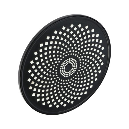 Stationary watering can Zein Z3555. on the hinges, d = 23 cm, the pattern "flower", black
