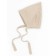 Hat on the ties Children's Amarobaby Pure Love Elf, size 44-46 cm, beige color