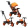 Three -haired bicycle Vivat 1, Orange color