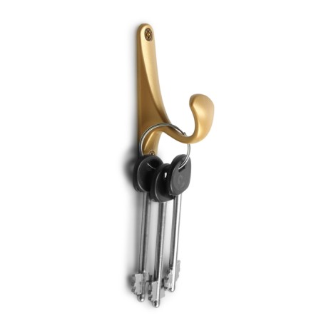 Furniture hook CAPPIO Classic, one -rot, matte gold-1