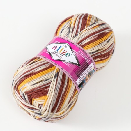 Yarn "Superwash Comfort Socks" 75% wool, 25% polyamide 420m/100g (7652)-1