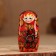 Matryoshka 5 puppet "ala" buds, 14-15cm, manual painting.