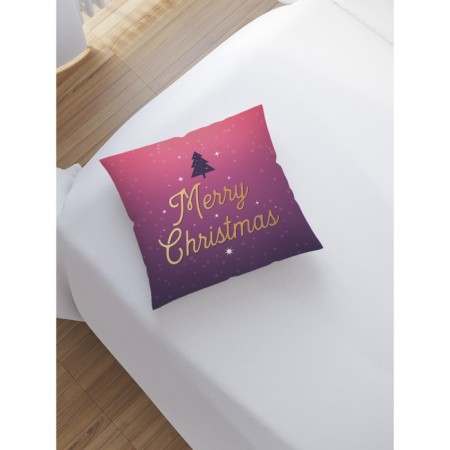 Decorative pillowcase "Violet New Year", on a zipper, size 45x45 cm