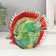 Souvenir glass "Fish with melange inside" under Murano glass 14x12x6 cm mix