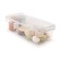 A container for a refrigerator or a closet with a lid, 36x15x10 cm, acrylic