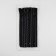 Lightning "Spiral", No. 5, non -proceeding, castle machine, 18 cm, black color