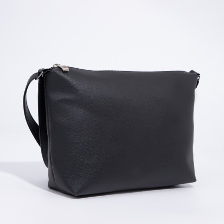 Bag Cross-Bodi with a zipper, black color-3