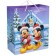New Year. Gift package, 23x27x11.5 cm, packaging, Mickey Mouse