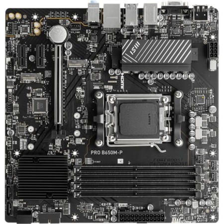 Material board MSI Pro B650M-P Socketam5 AMD B650 4XDDR5 MATX AC`97 8ch (7.1) 2.5GG RAID+ 106498