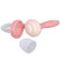 Nibbler Children's silicone "Microphone", from 5 months, color mix