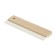 Rubber tundra spatula, white, with a wooden handle, 200 mm