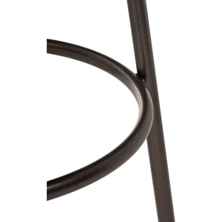 Barrier stool Drezegomad metal/eco -leather, gray/white 41x41x75 cm-3
