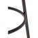Barrier stool Drezegomad metal/eco -leather, gray/white 41x41x75 cm