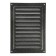 Ventilation grate Zein Lux RM1724SR, 170 x 240 mm, with a grid, metal, silver