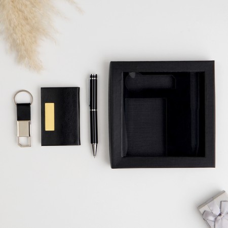 Gift set 3v1 (pen, keychain, business card)